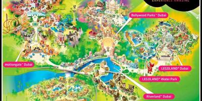 Dubai parks and resorts mapa de ubicación