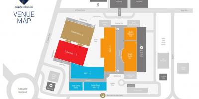 Mapa de centro comercial Dubai mall parking