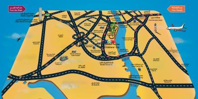 Mapa de los Niños de la ciudad de Dubai