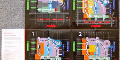 El centro comercial Dubai mall mapa