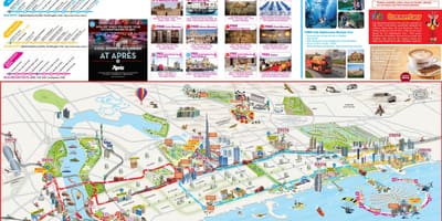 Visita de la ciudad de Dubai mapa